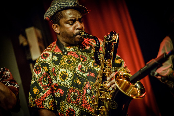 2015-02-21 - Orlando Julius & The Heliocentrics från Fasching, Stockholm