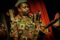 2015-02-21 - Orlando Julius & The Heliocentrics från Fasching, Stockholm