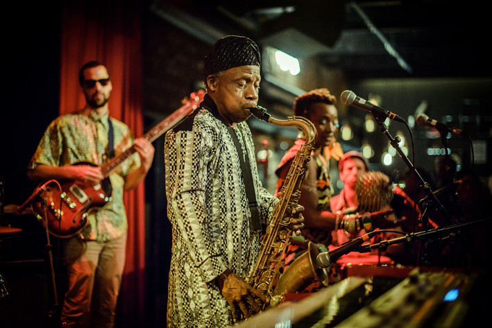 2015-02-21 - Orlando Julius & The Heliocentrics från Fasching, Stockholm