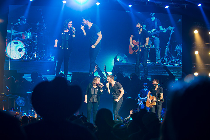 2015-03-01 - Lady Antebellum från Globen, Stockholm