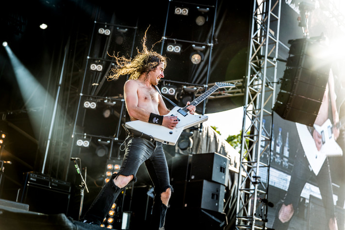 2015-06-04 - Airbourne från Sweden Rock Festival, Sölvesborg