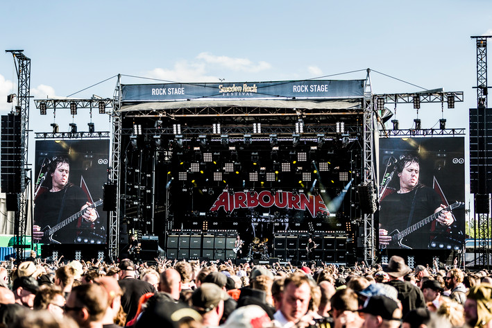 2015-06-04 - Airbourne från Sweden Rock Festival, Sölvesborg