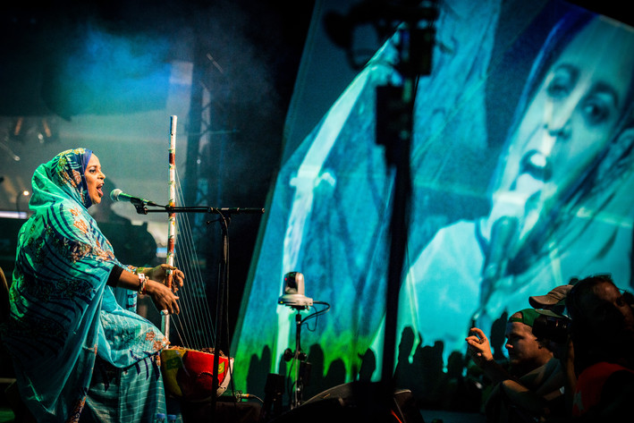 2015-07-01 - Noura Mint Seymali från Roskildefestivalen, Roskilde