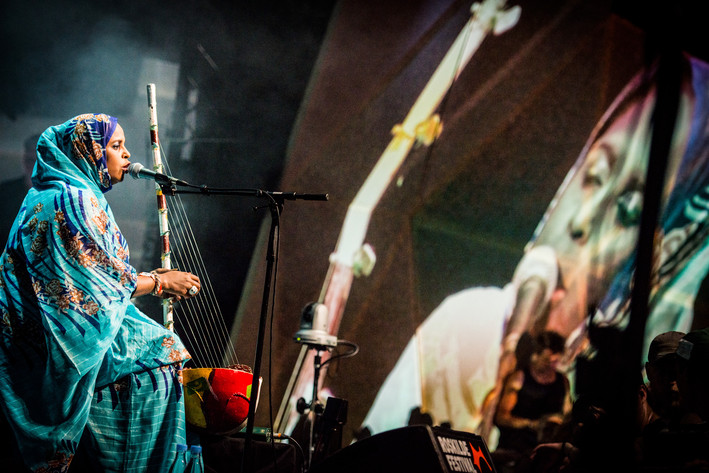 2015-07-01 - Noura Mint Seymali från Roskildefestivalen, Roskilde
