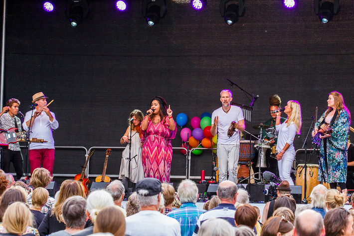 2015-08-07 - Stockholm Folk Festival Band med gäster från Stockholm Folk Festival, Stockholm