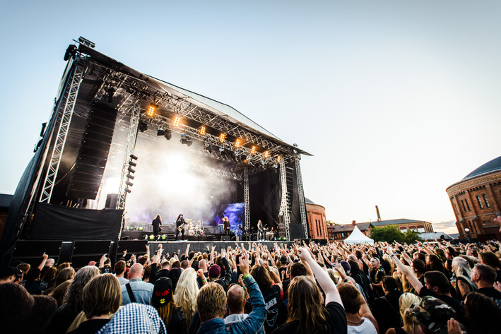 2015-08-08 - Hammerfall från Getaway Rock, Gävle