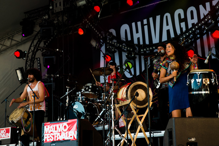 2015-08-17 - La Chiva Gantiva från Malmöfestivalen, Malmö
