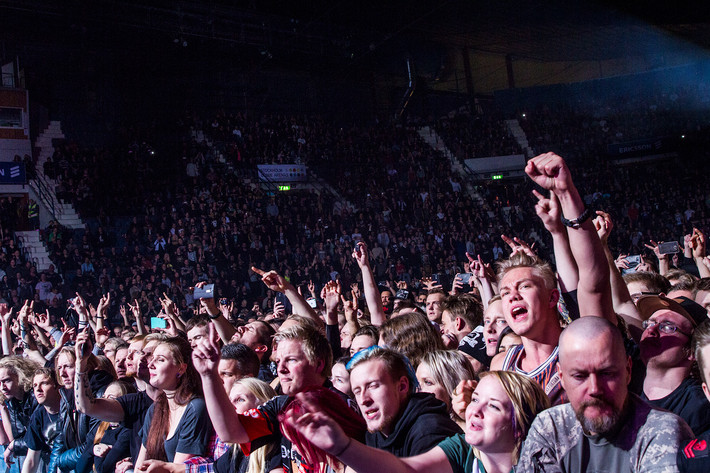 2015-11-04 - Five Finger Death Punch från Hovet, Stockholm