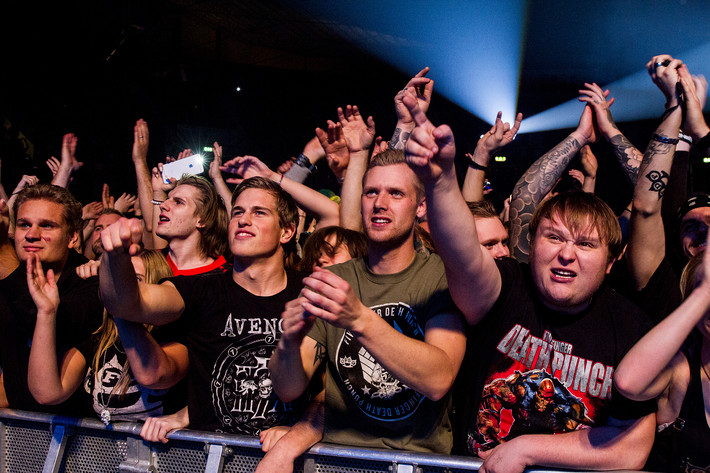 2015-11-04 - Five Finger Death Punch från Hovet, Stockholm