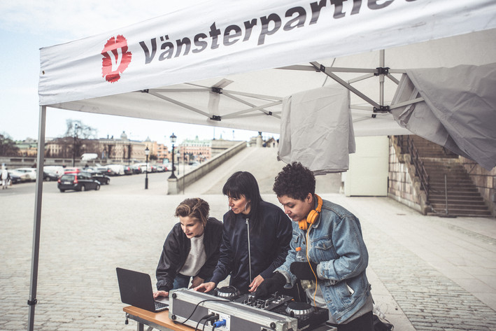 2016-04-14 - Dansa bort danstillståndet med DJ Rossana Dinamarca & AmberValent + motion:motion från Mynttorget, Stockholm