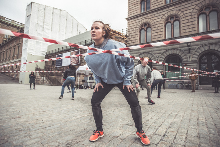 2016-04-14 - Dansa bort danstillståndet med DJ Rossana Dinamarca & AmberValent + motion:motion från Mynttorget, Stockholm