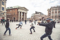 2016-04-14 - Dansa bort danstillståndet med DJ Rossana Dinamarca & AmberValent + motion:motion från Mynttorget, Stockholm