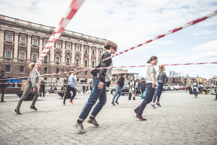 2016-04-14 - Dansa bort danstillståndet med DJ Rossana Dinamarca & AmberValent + motion:motion från Mynttorget, Stockholm