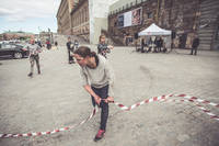 2016-04-14 - Dansa bort danstillståndet med DJ Rossana Dinamarca & AmberValent + motion:motion från Mynttorget, Stockholm