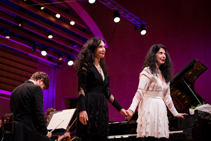 2016-04-14 - Philip Glass med systrarna Labèque från Konserthuset, Göteborg