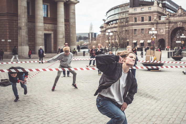 2016-04-14 - Dansa bort danstillståndet med DJ Rossana Dinamarca & AmberValent + motion:motion från Mynttorget, Stockholm