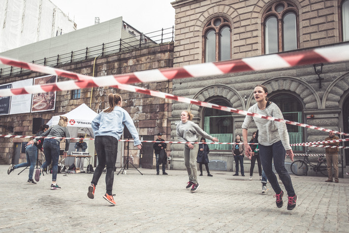 2016-04-14 - Dansa bort danstillståndet med DJ Rossana Dinamarca & AmberValent + motion:motion från Mynttorget, Stockholm