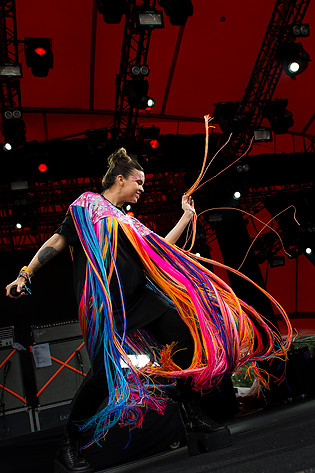 2016-06-30 - Bomba Estéreo från Roskildefestivalen, Roskilde