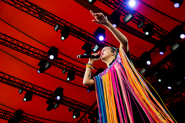 2016-06-30 - Bomba Estéreo från Roskildefestivalen, Roskilde