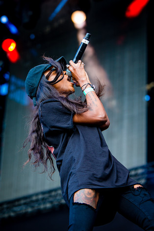 2016-07-01 - Angel Haze från Bråvalla, Norrköping