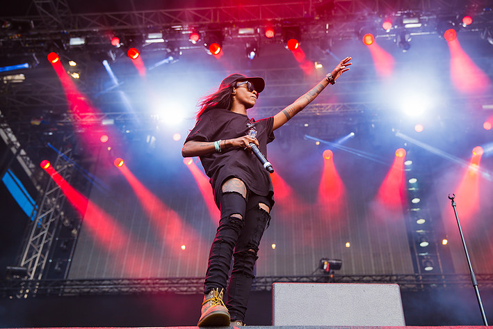 2016-07-01 - Angel Haze från Bråvalla, Norrköping
