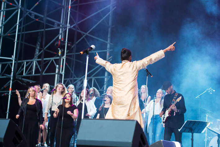 2016-07-09 - Tensta Gospel Choir från Peace & Love, Borlänge