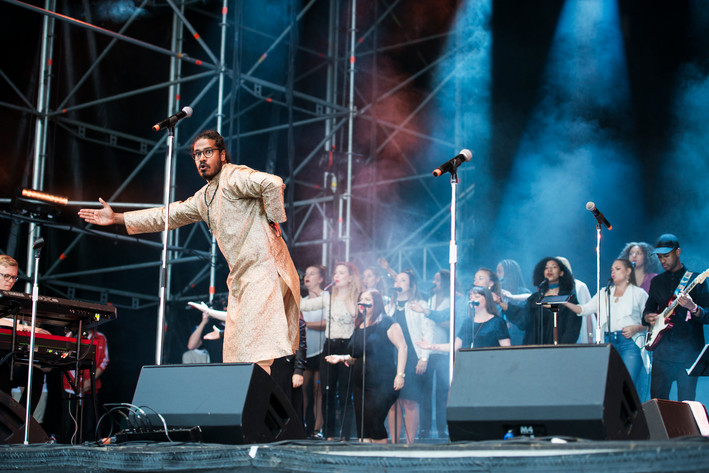 2016-07-09 - Tensta Gospel Choir från Peace & Love, Borlänge