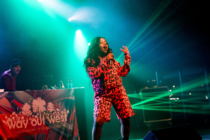 2016-08-13 - Tkay Maidza från Way Out West, Göteborg