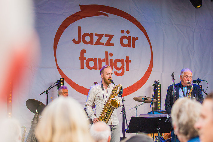 2016-08-17 - Gilbert Holmström Quartet + Jonas Kullhammar från Liseberg, Jazz är farligt, Göteborg