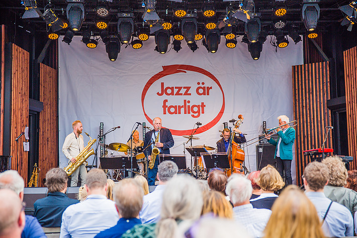 2016-08-17 - Gilbert Holmström Quartet + Jonas Kullhammar från Liseberg, Jazz är farligt, Göteborg
