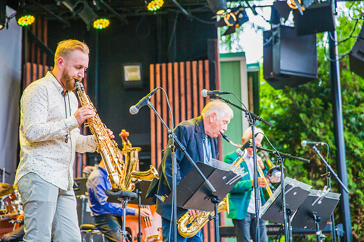 2016-08-17 - Gilbert Holmström Quartet + Jonas Kullhammar från Liseberg, Jazz är farligt, Göteborg