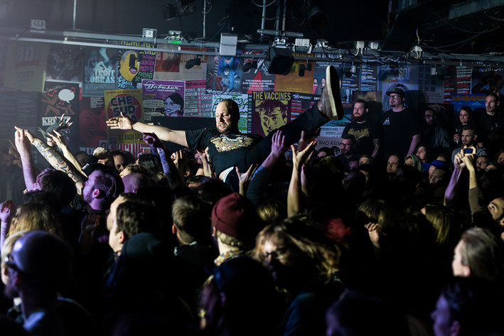 2017-02-07 - The Dillinger Escape Plan från Debaser Strand, Stockholm