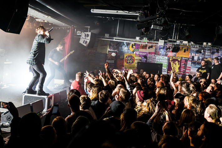 2017-02-07 - The Dillinger Escape Plan från Debaser Strand, Stockholm