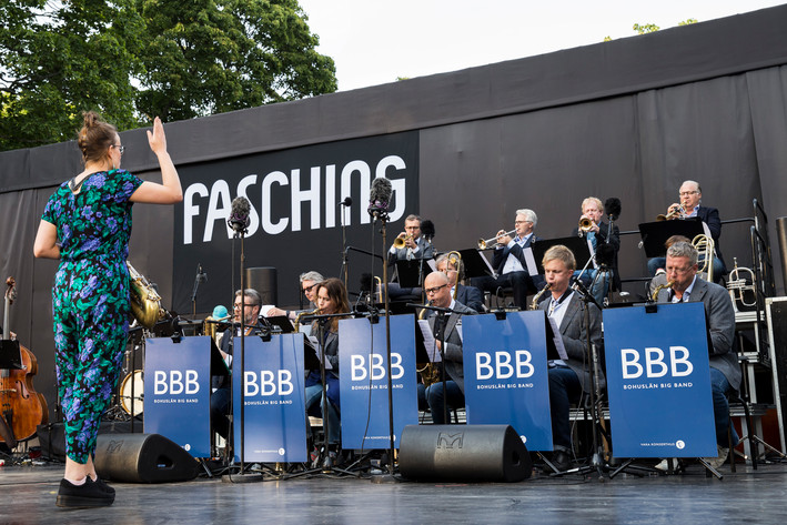 2017-08-19 - Malin Wättring Kvartett & Bohuslän Big Band från Vitabergsparken, Stockholm