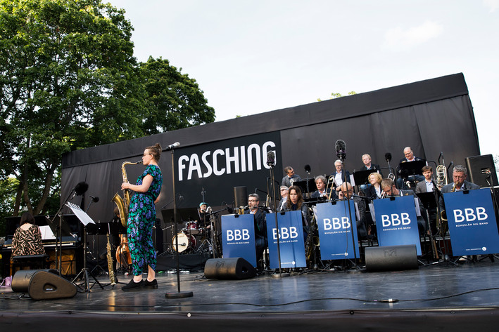 2017-08-19 - Malin Wättring Kvartett & Bohuslän Big Band från Vitabergsparken, Stockholm