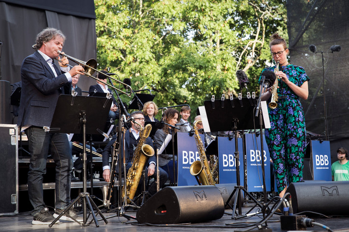 2017-08-19 - Malin Wättring Kvartett & Bohuslän Big Band från Vitabergsparken, Stockholm