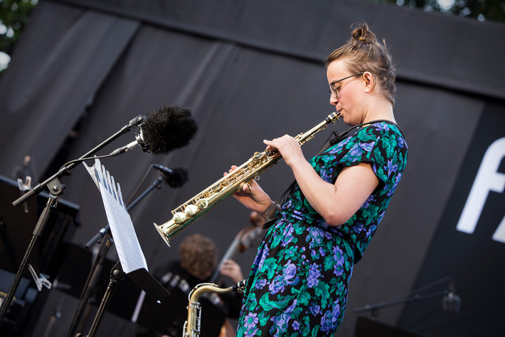 2017-08-19 - Malin Wättring Kvartett & Bohuslän Big Band från Vitabergsparken, Stockholm
