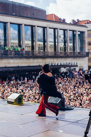 2017-08-20 - Molly Sandén från Götaplatsen, Göteborg