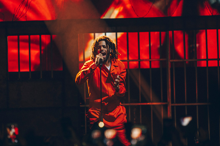 2017-10-01 - J Cole från Hovet, Stockholm