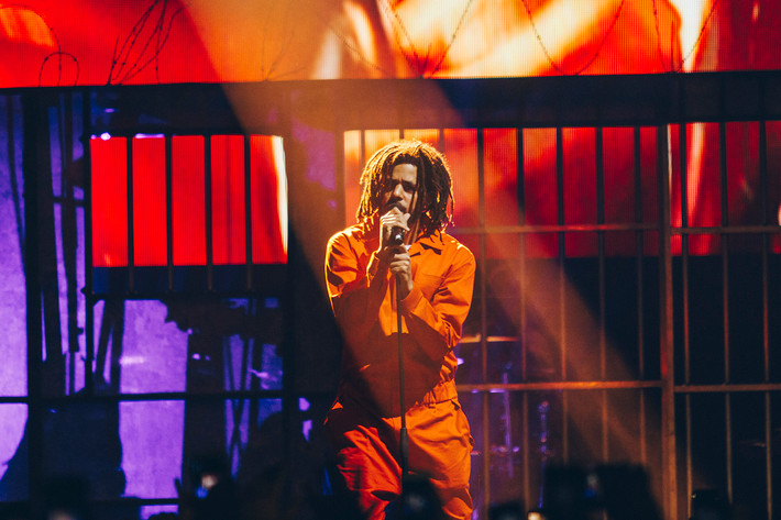 2017-10-01 - J Cole från Hovet, Stockholm