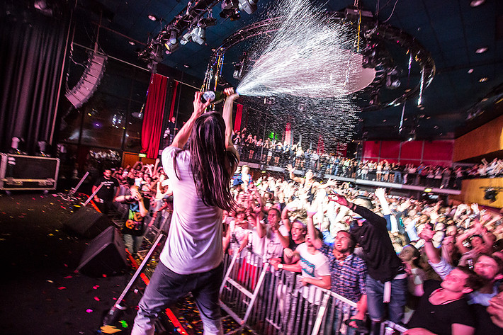 2013-08-17 - Steve Aoki från Trädgår'n, Göteborg