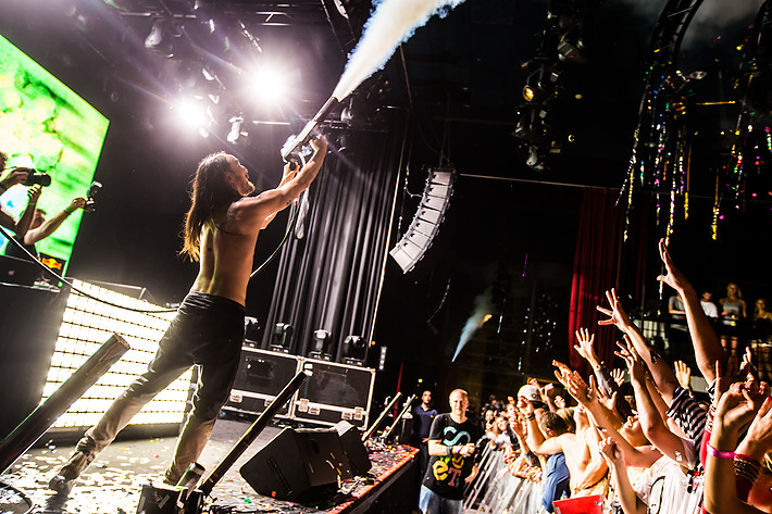 2013-08-17 - Steve Aoki från Trädgår'n, Göteborg