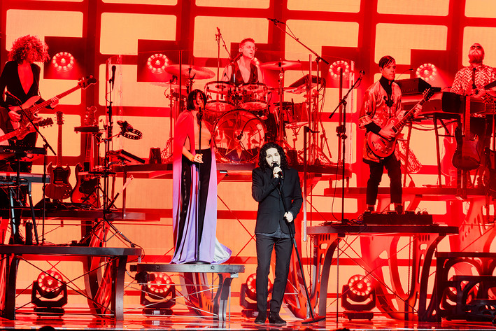 2018-03-09 - Thomas Di Leva tolkar Bowie från Hamburger Börs, Stockholm