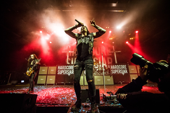 2018-03-23 - Hardcore Superstar från Lisebergshallen, Göteborg