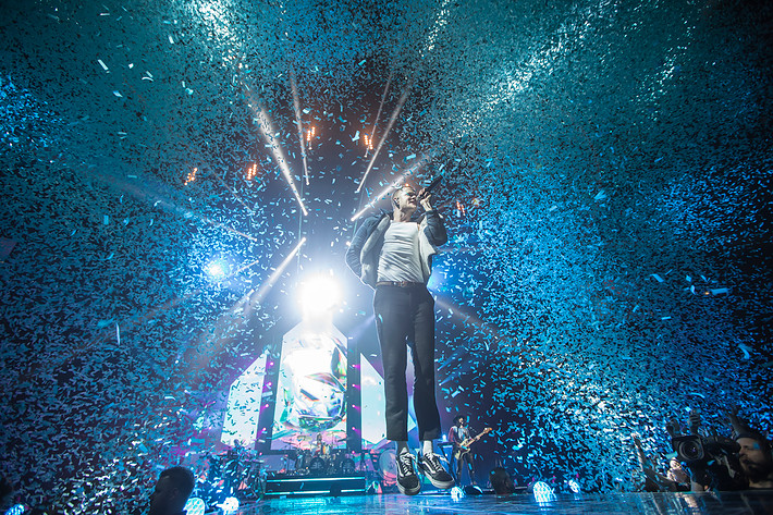 2018-04-26 - Imagine Dragons från Globen, Stockholm