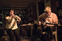 2018-05-20 - Fred Frith, Susana Santos Silva och Sten Sandell från Rönnells, Stockholm