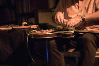 2018-05-20 - Fred Frith, Susana Santos Silva och Sten Sandell från Rönnells, Stockholm