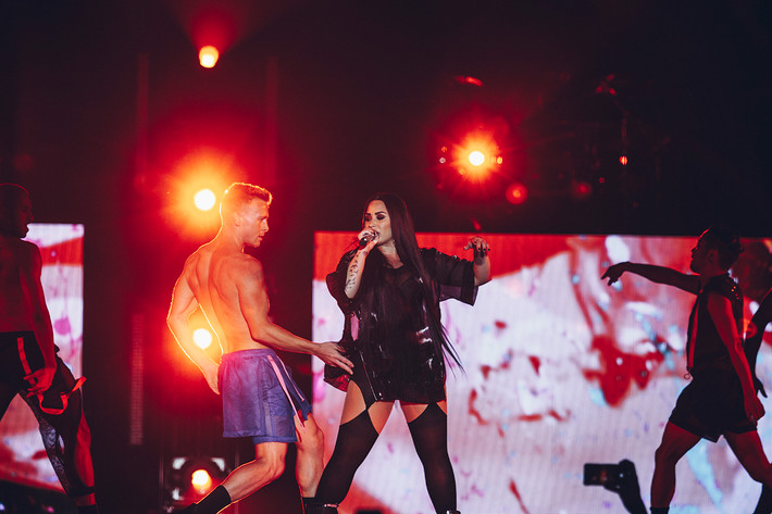 2018-06-02 - Demi Lovato från Annexet, Stockholm