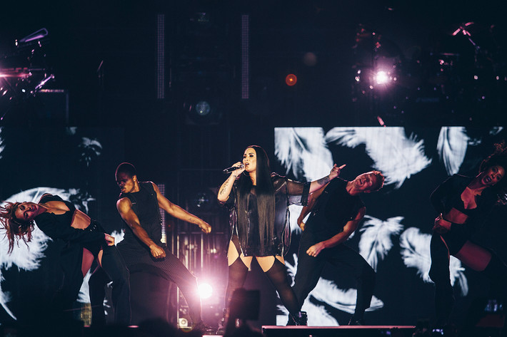 2018-06-02 - Demi Lovato från Annexet, Stockholm