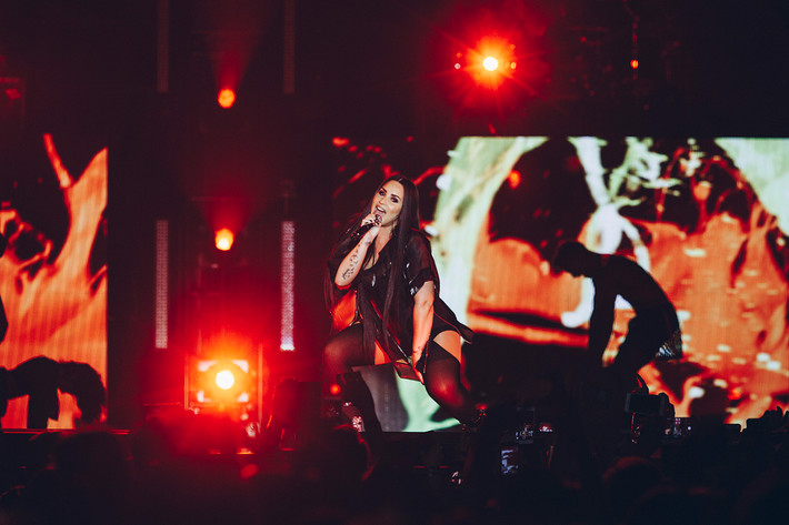 2018-06-02 - Demi Lovato från Annexet, Stockholm
